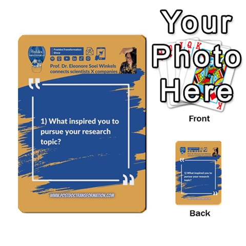 PostdocTransformation Card Game Set 1 (receive your free Set 2, too)