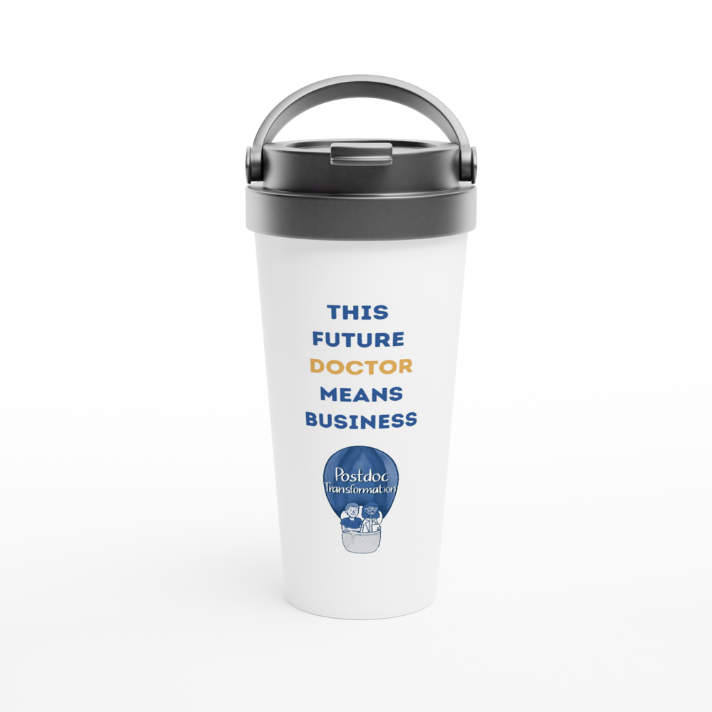This future doctor means business (travel mug)